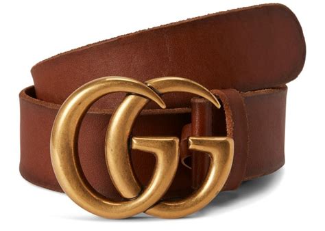 hnd 442 gucci belt buckle|Wide Brown Leather Belt With Double G Buckle .